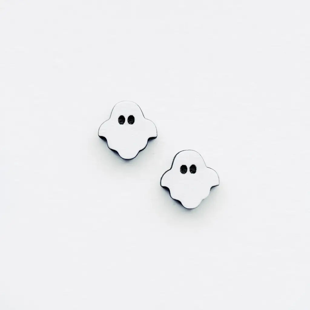 Ghost Wood Earring 01