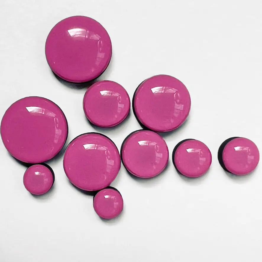 Malibu Pink Wood Stud Earrings - Resin Wood Stud Earrings