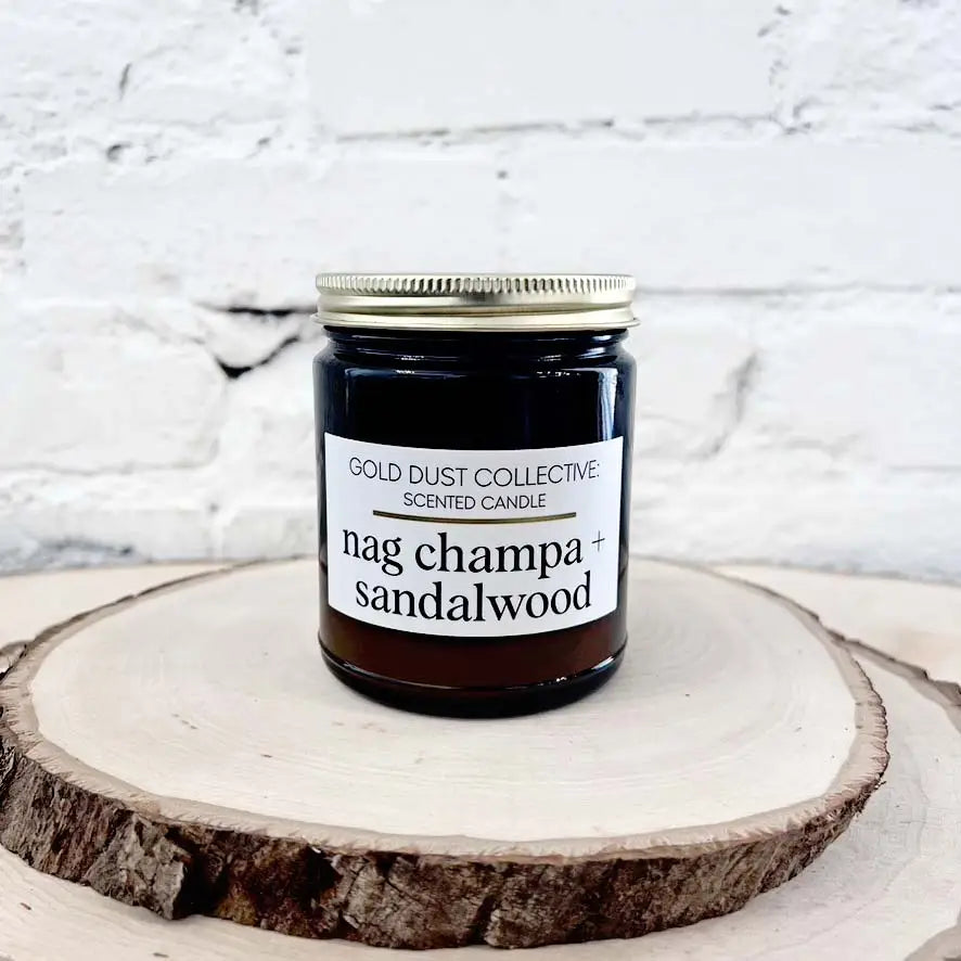 Nag Champa and Sandalwood Scented Candle Classic