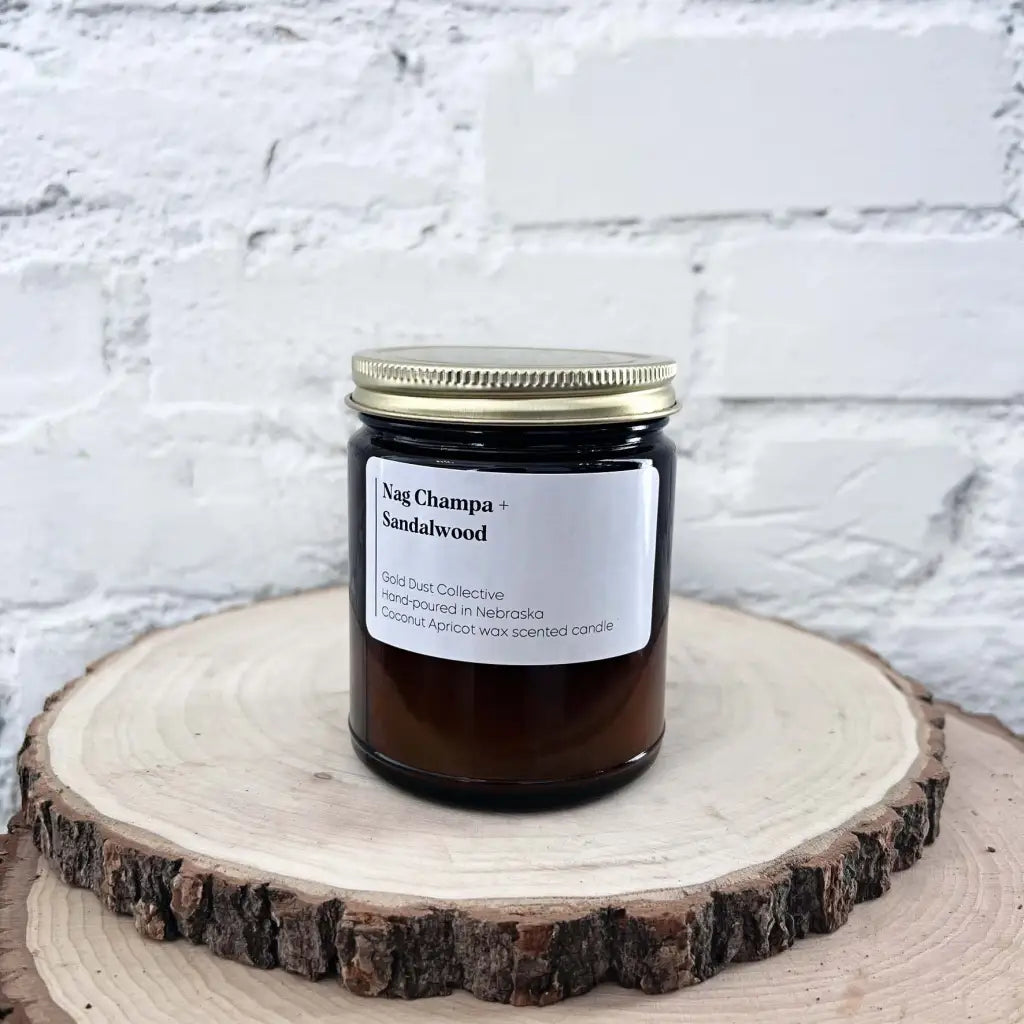 NagChampa_Sandalwood Scented Candle Minimalist