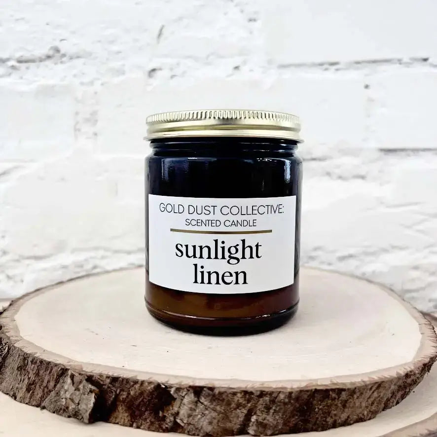 Sunlight_Linen_Scented Candle Classic Label