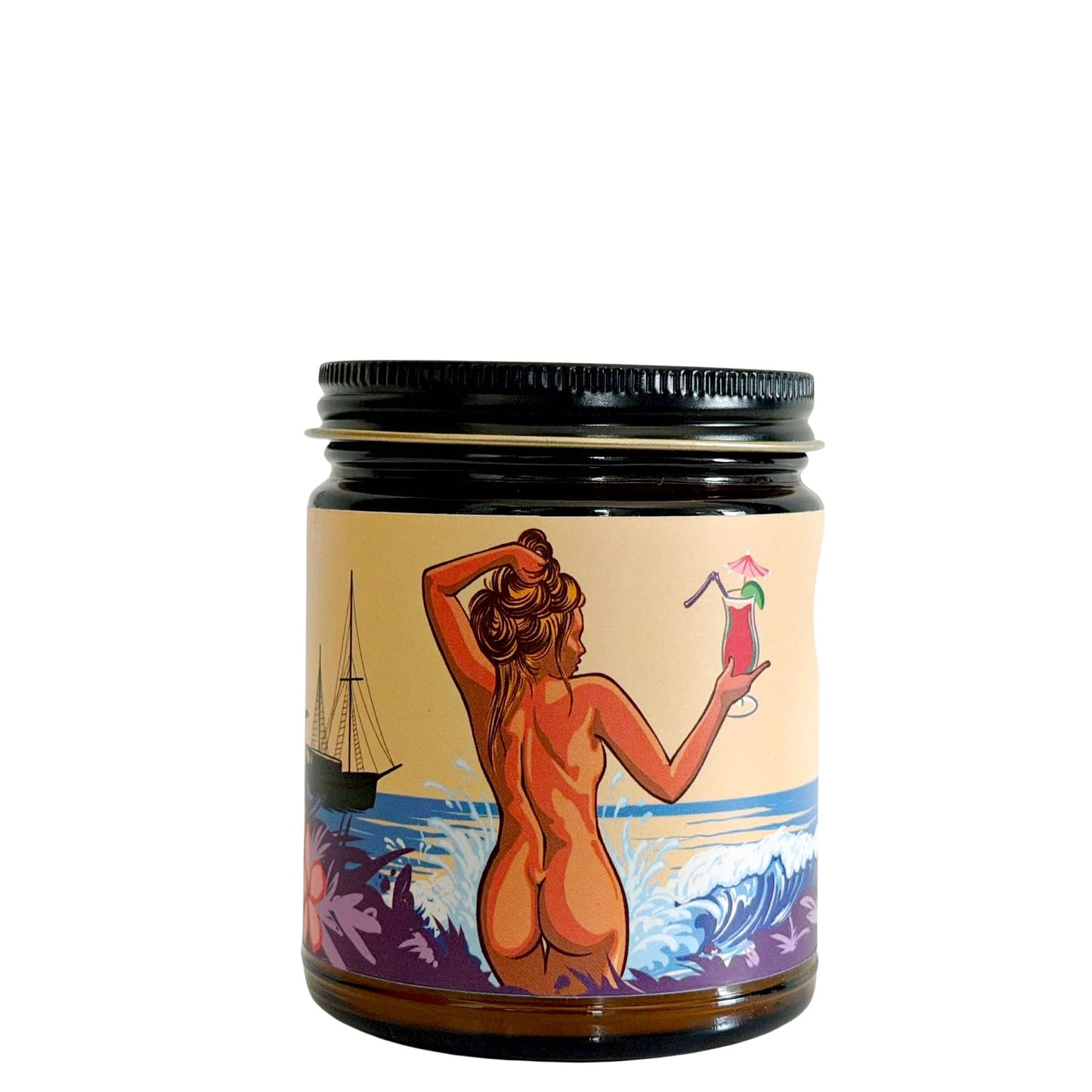 Bahama Mama Coconut Lime and Mint Scented Candle