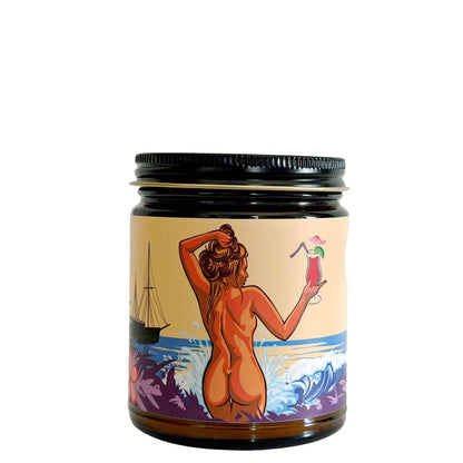 Bahama Mama Coconut Lime and Mint Scented Candle