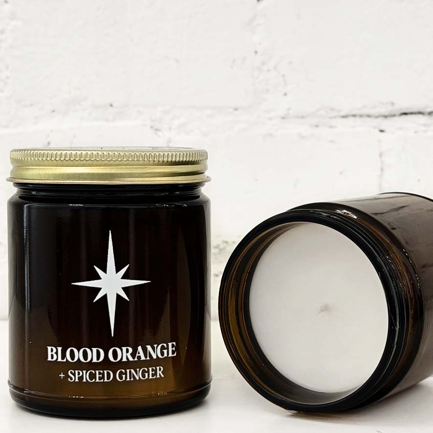 Blood Orange and Spiced Ginger Scented Candle