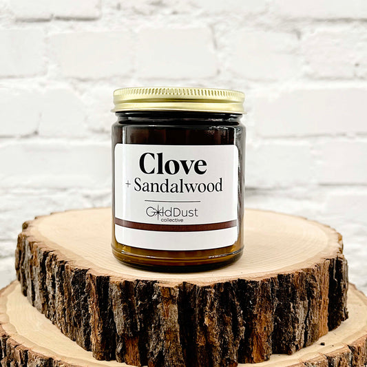 Clove and Sandalwood Candle Signature Collection