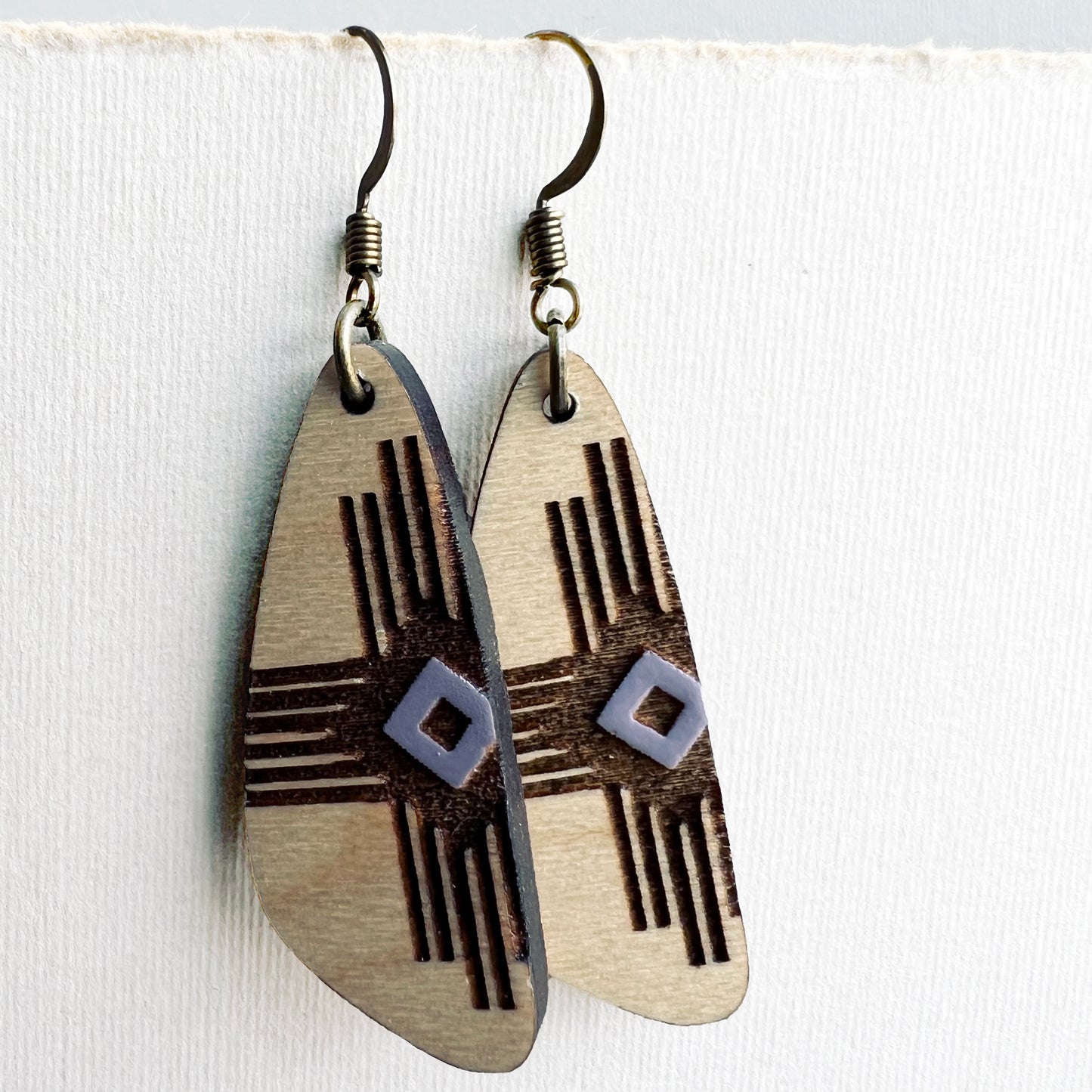 Dakota Wood Drop Earrings