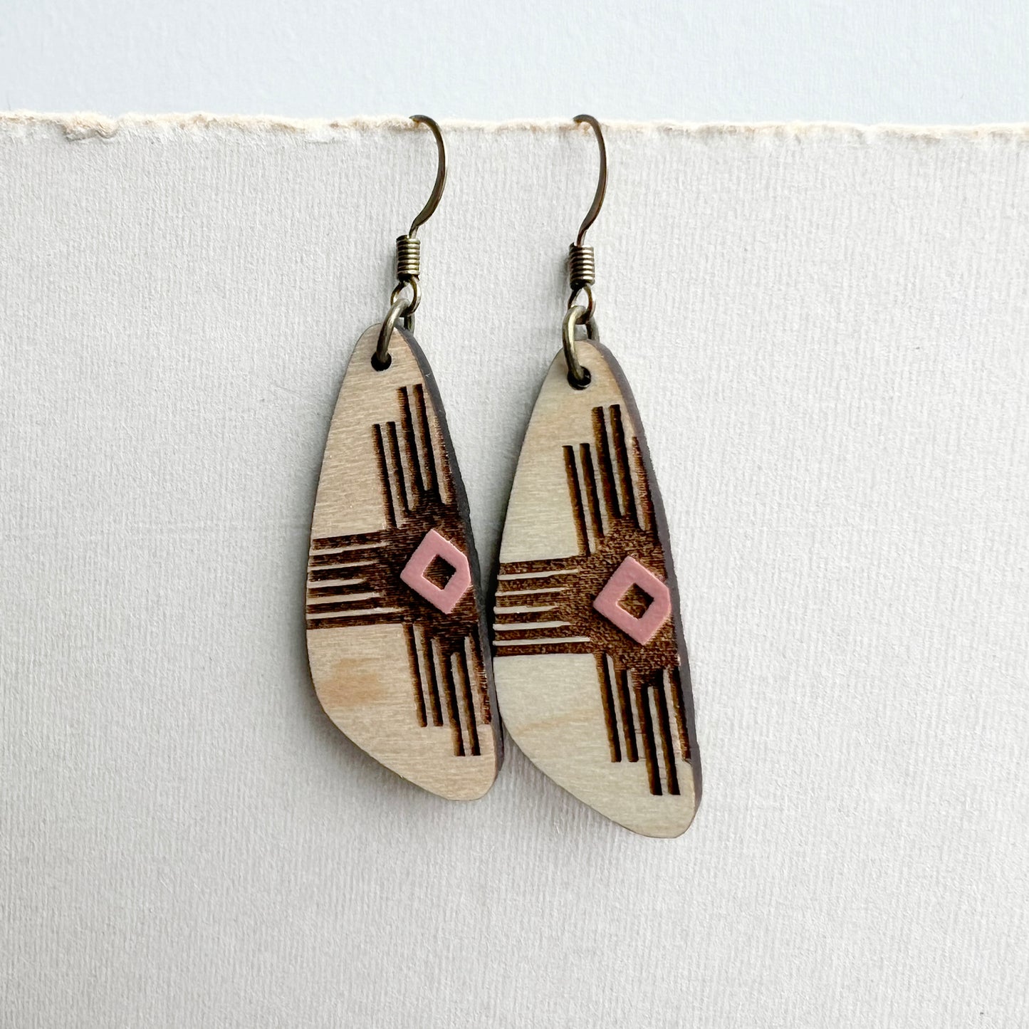 Dakota Wood Drop Earrings