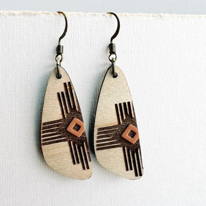 Dakota Wood Drop Earrings