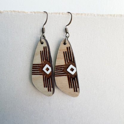 Dakota Wood Drop Earrings