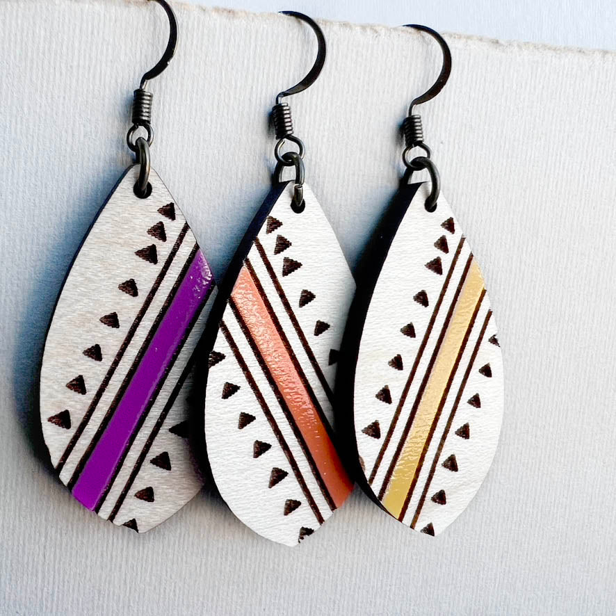 Dolly Wood Drop Earrings