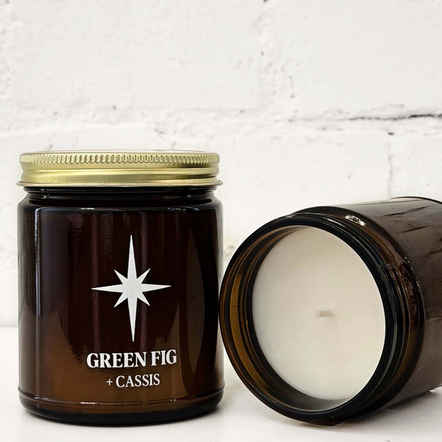 Green Fig and Cassis Scented Candle