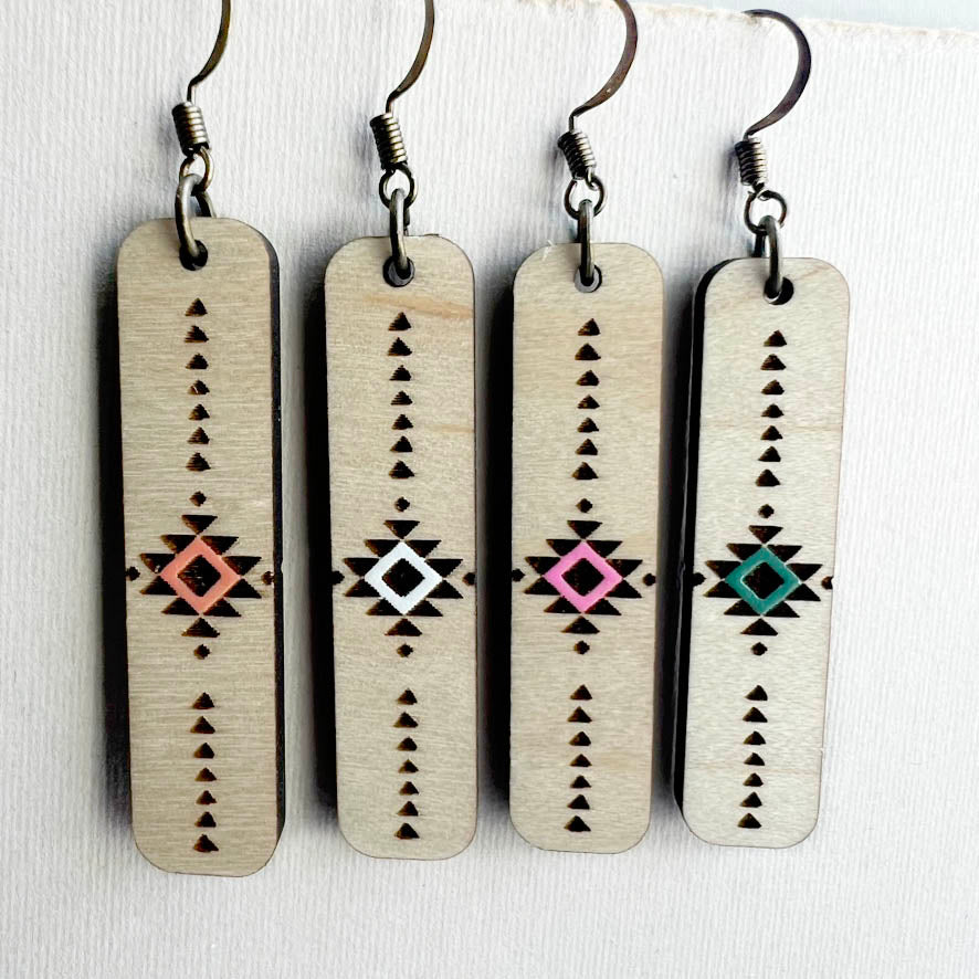 Johnny Wood Drop Earrings