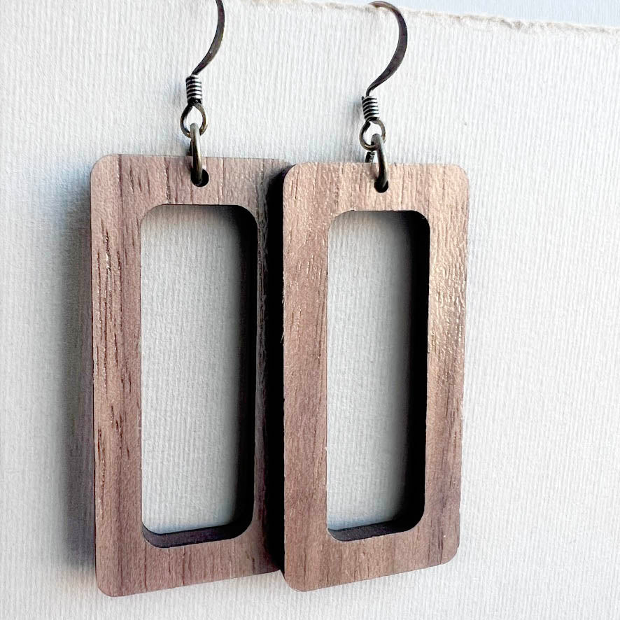 Kate Wood Drop Earrings