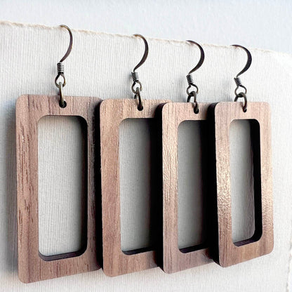 Kate Wood Drop Earrings