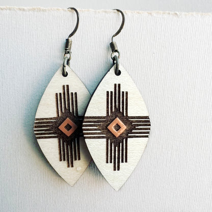 Loretta Wood Drop Earrings