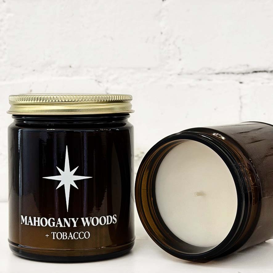 Mahogany Woods and Tobacco Scent Candle