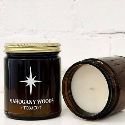 Mahogany Woods and Tobacco Scent Candle