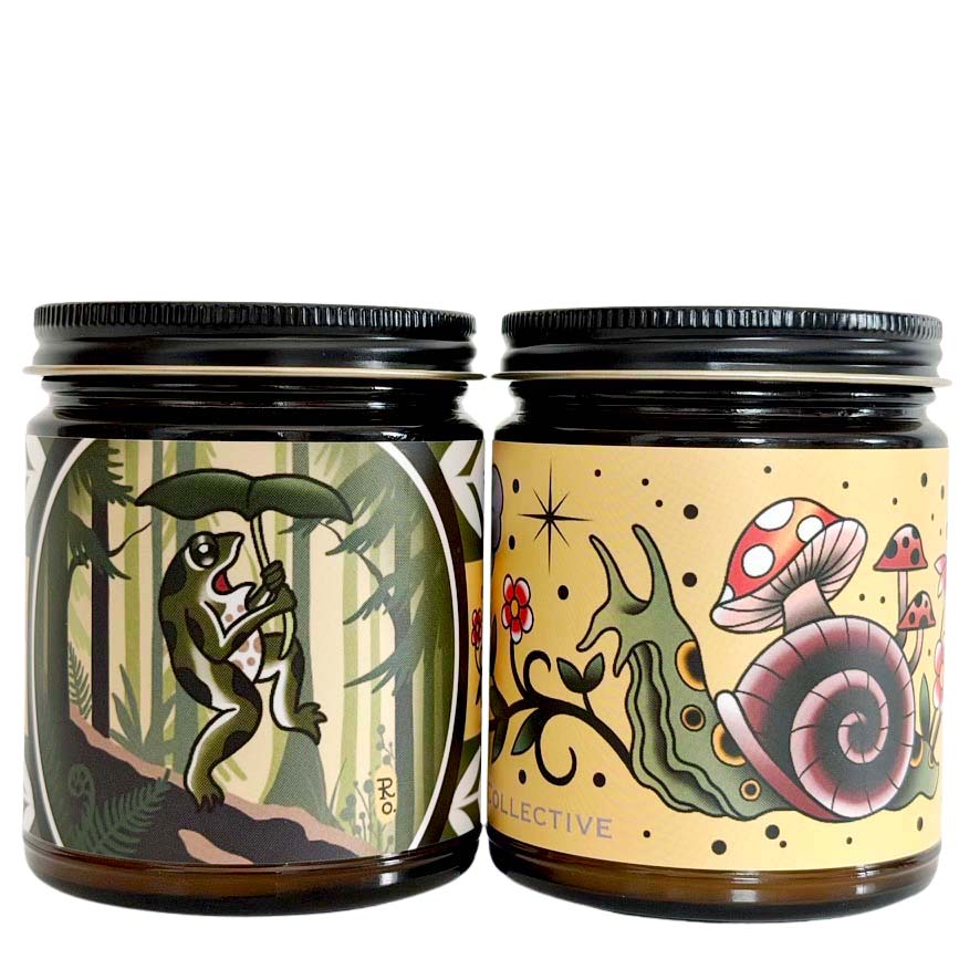 Moss and Meadow Hall of Moss and Burrow and Bloom Scented Candle