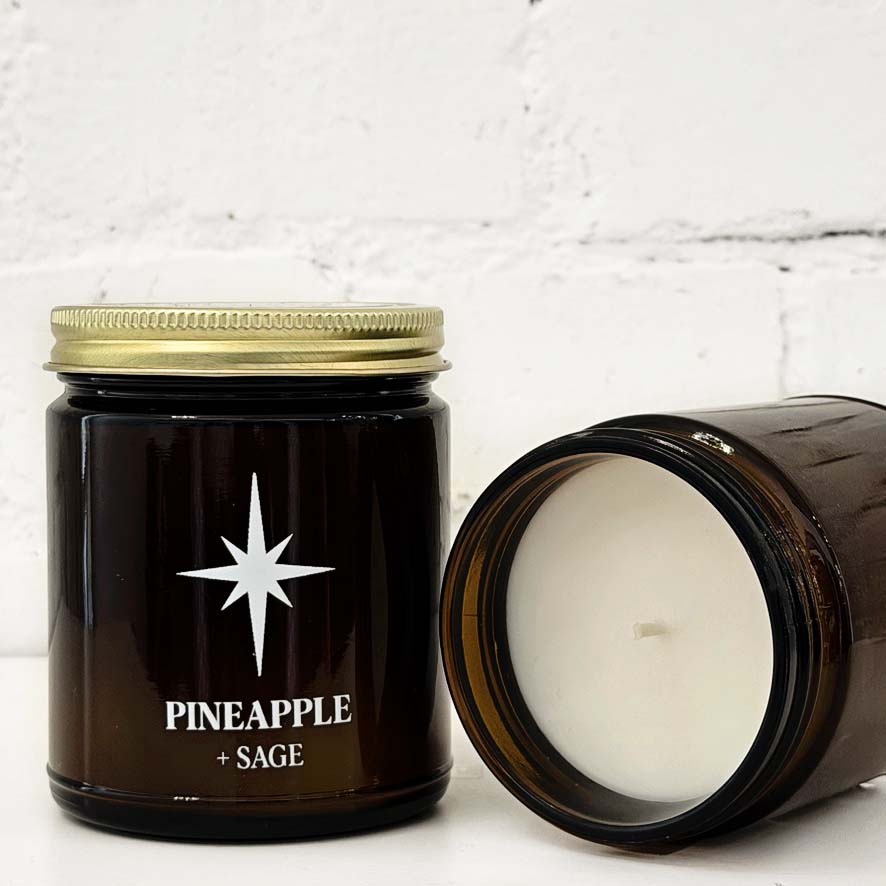 Pineapple_and_Sage_Scent_Candle 1