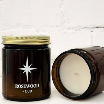Rosewood and Oud Scented Candle 1