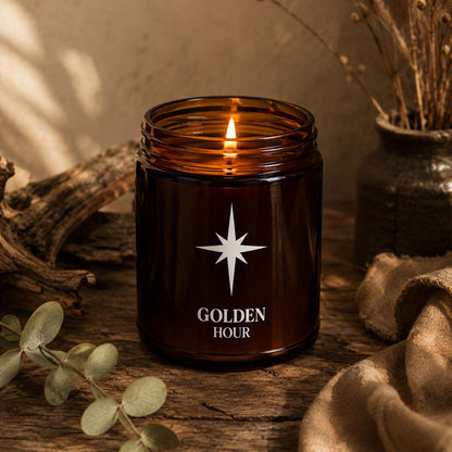 Signature Golden Hour Scented Candle Lifestyle