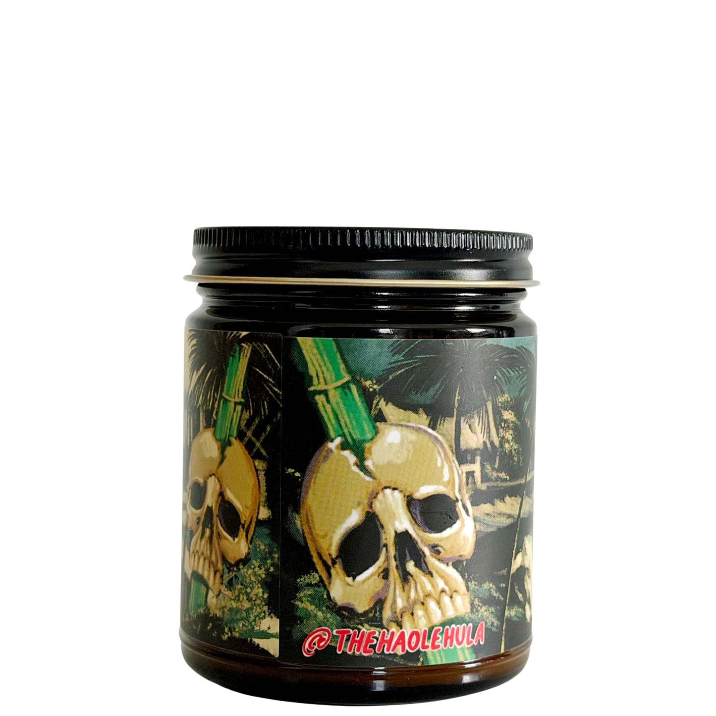 Spiced Ginger and Coconut Scented Candle Head Huntress Tiki Collection