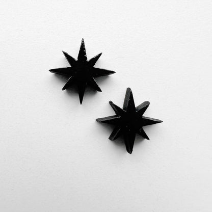 Starburst_Wood_Earrings-black_-tattoo_star