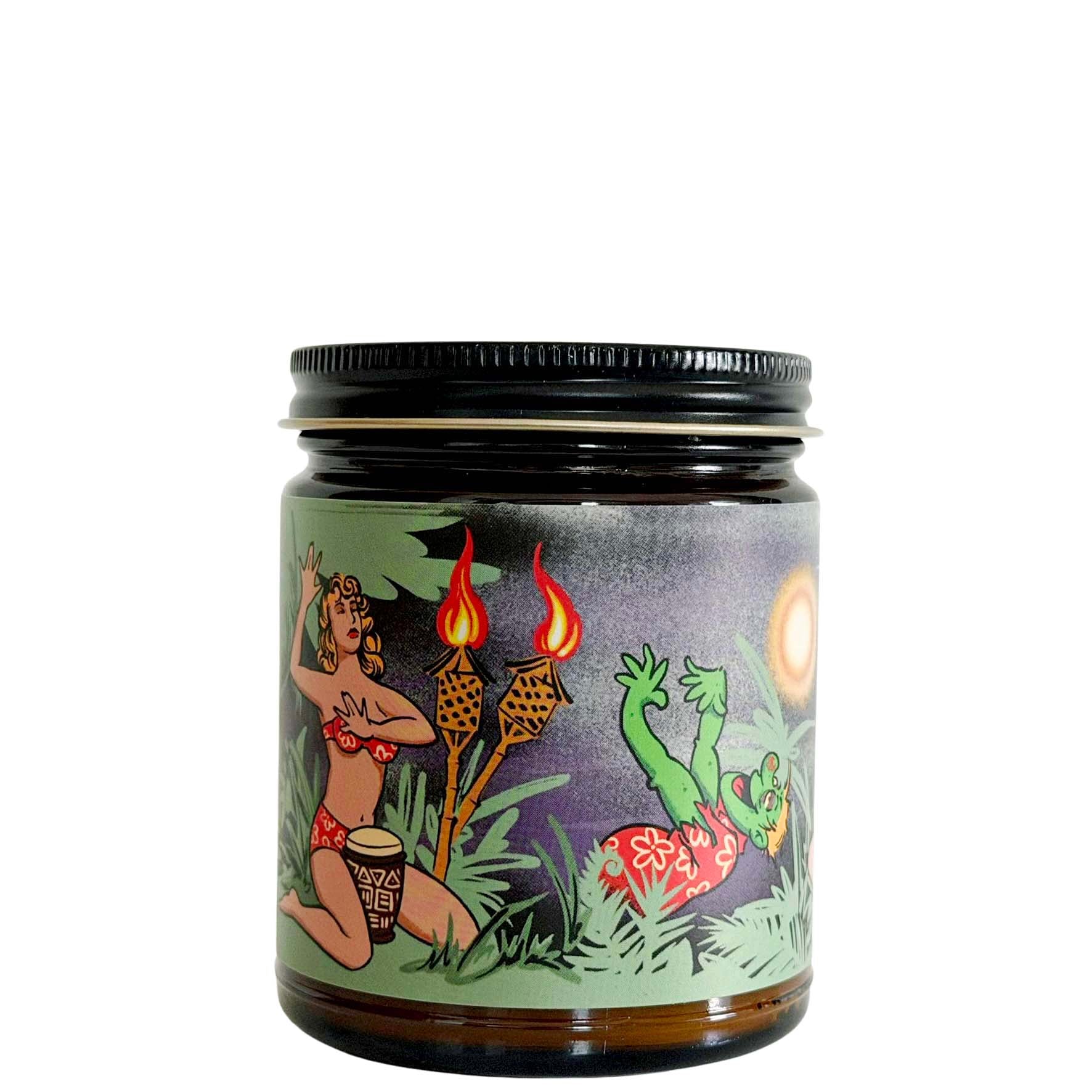 Voodoo Village Watermint and Lemon Spritz Scented Candle Tiki