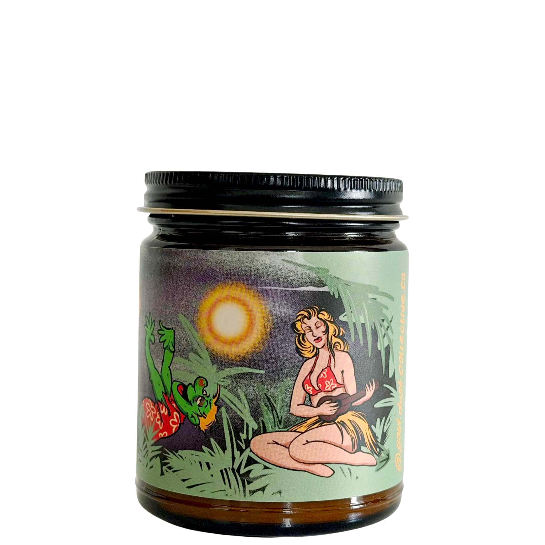 Voodoo Village Watermint and Lemon Spritz Scented Candle Tiki Collection