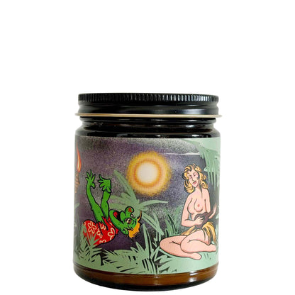 Voodoo Village Watermint and Lemon Spritz Scented Candle Tiki Collection 3