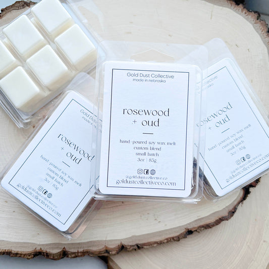 Rosewood + Oud Soy Wax Melt