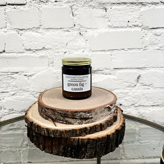 Green Fig + Cassis Scented Candle - Candle