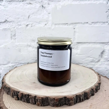 NagChampa_Sandalwood Scented Candle Minimalist