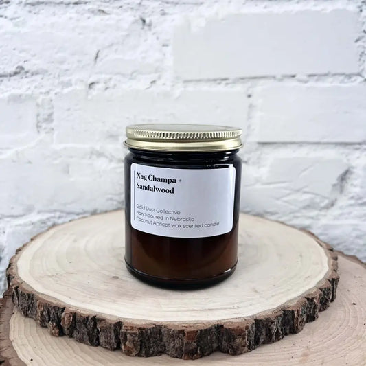 NagChampa_Sandalwood Scented Candle Minimalist