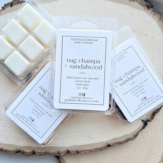 Nag Champa + Sandalwood Soy Wax Melt - Wax Melt