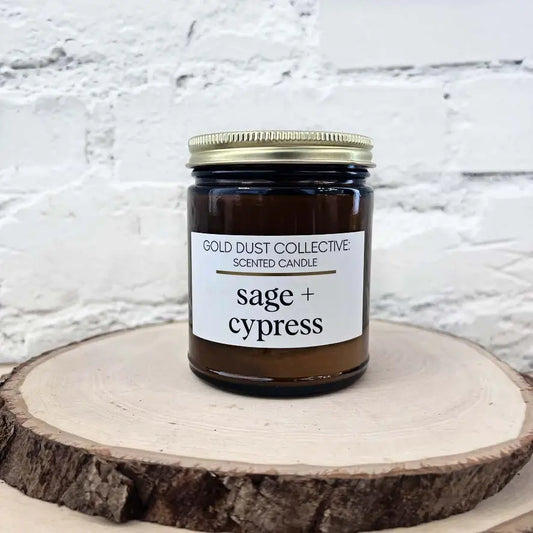 Sage + Cypress Scented Candle - Classic - Candle