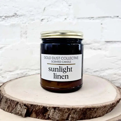 Sunlight_Linen_Scented Candle Classic Label