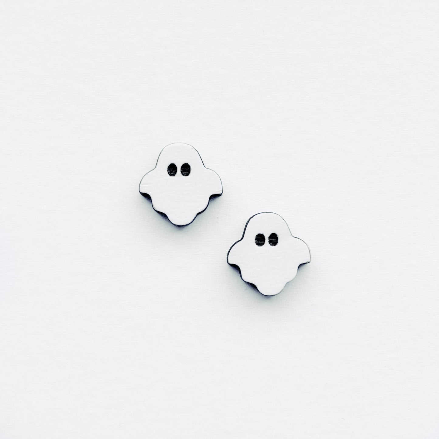 Halloween Wood Stud Earrings