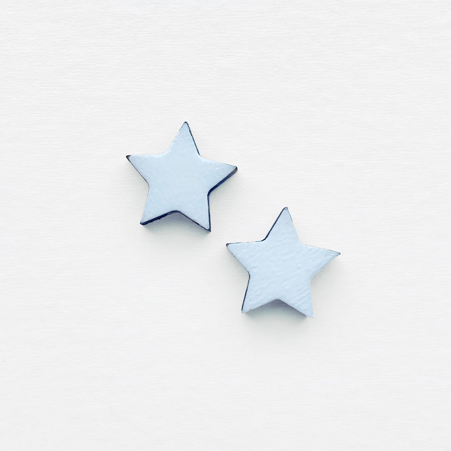 Stars Wood Stud Earrings